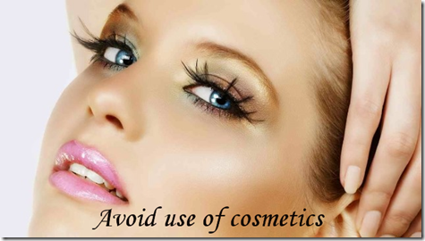 Avoid use of cosmetics_2